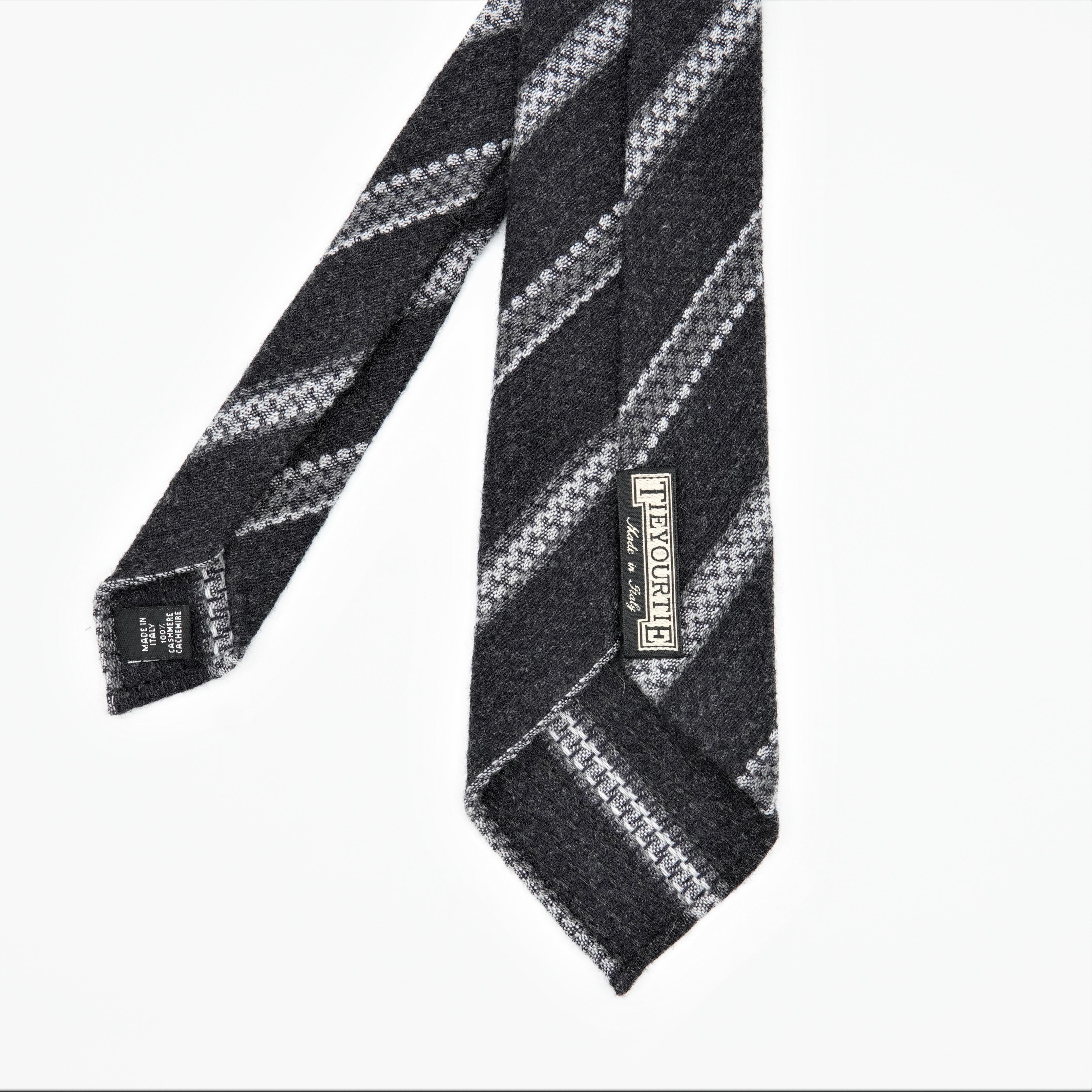 TIEYOURTIE CASHMERE STRIPE2 SETTEPIEGHE NECKTIE – TIE YOUR TIE