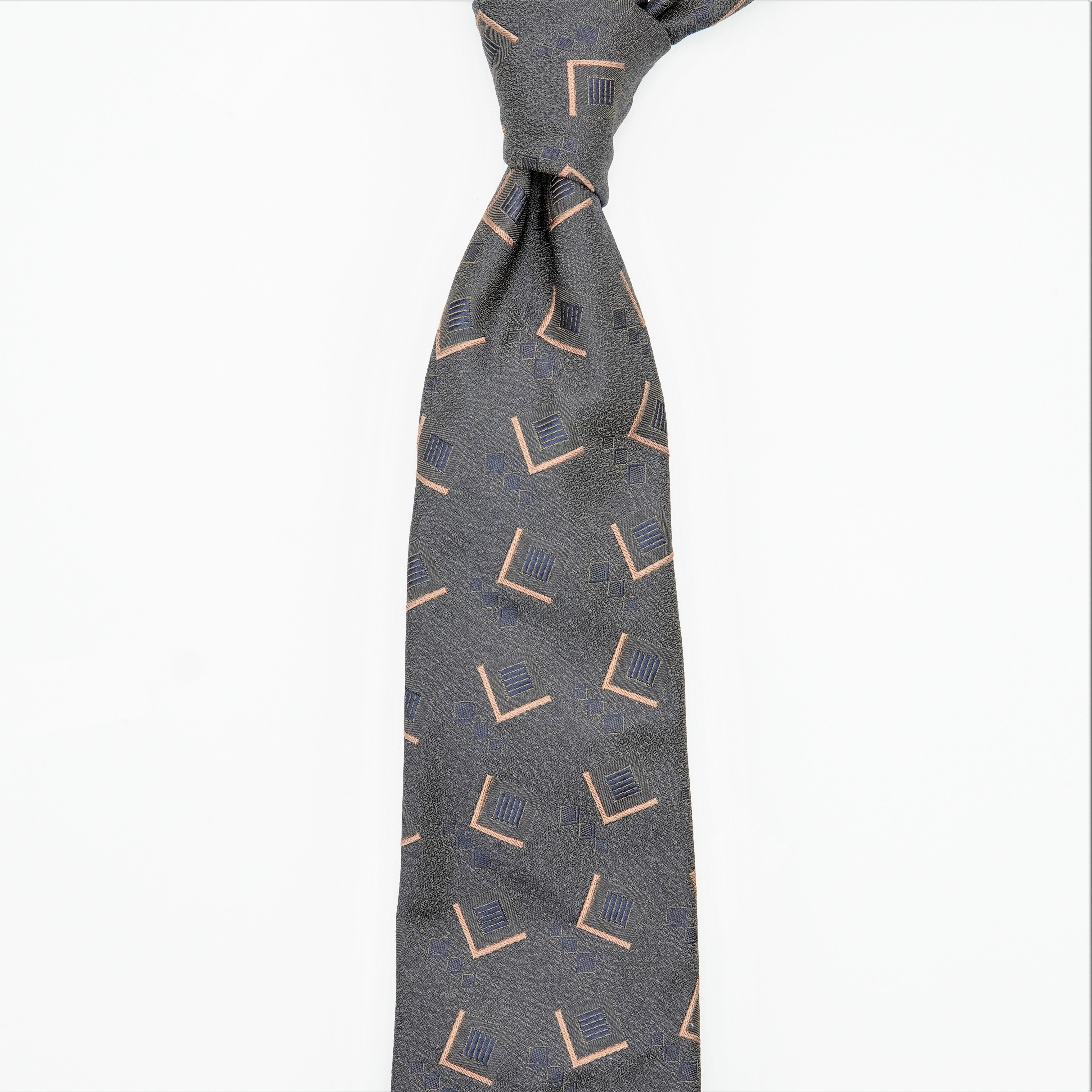 TIEYOURTIE GEOMETRIC1 SETTEPIEGHE NECKTIE – TIE YOUR TIE