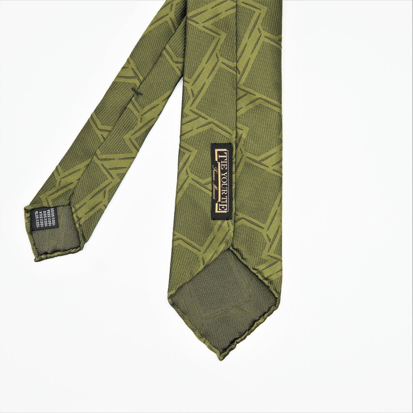 TIEYOURTIE GEOMETRIC3 SETTEPIEGHE NECKTIE