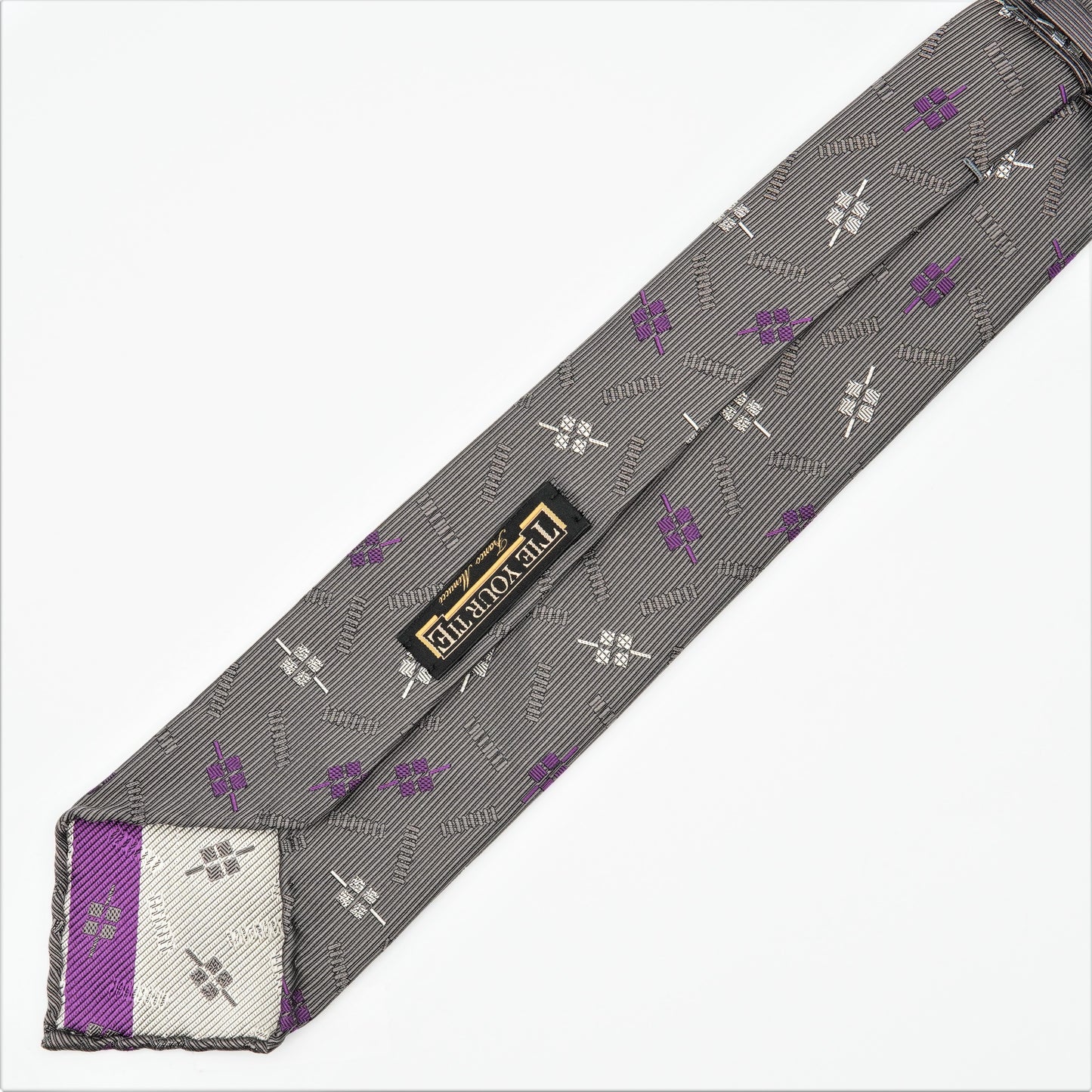 TIEYOURTIE GEOMETRIC5 SETTEPIEGHE NECKTIE